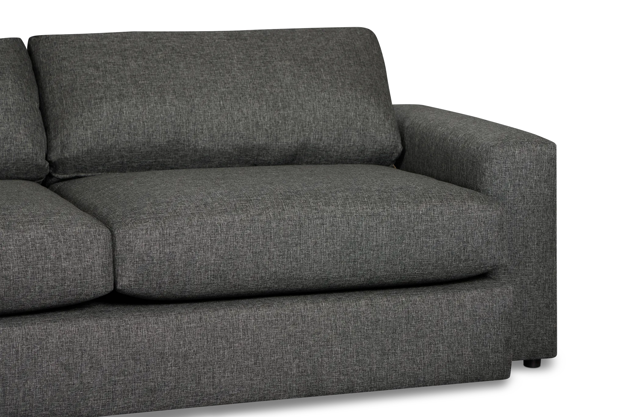Brantley Dark Gray Fabric Sofa