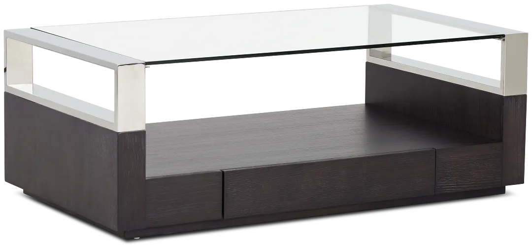 Remus Dark Tone Storage Rectangular Coffee Table