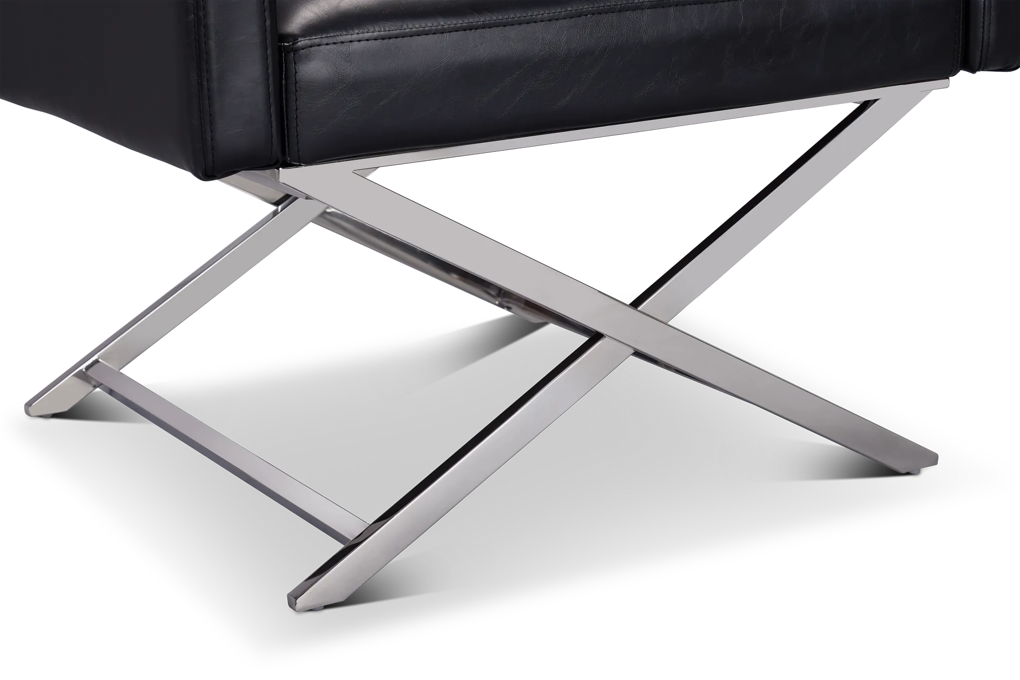 Leone Black Accent Chair