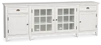 Heron Cove White 90" Tv Stand