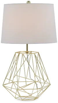 Cage Gold Table Lamp