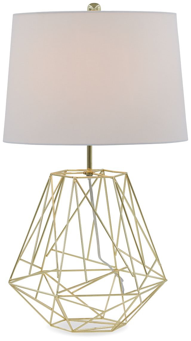 Cage Gold Table Lamp