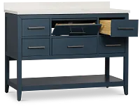 Alden Blue 48" Single Bathroom Vanity