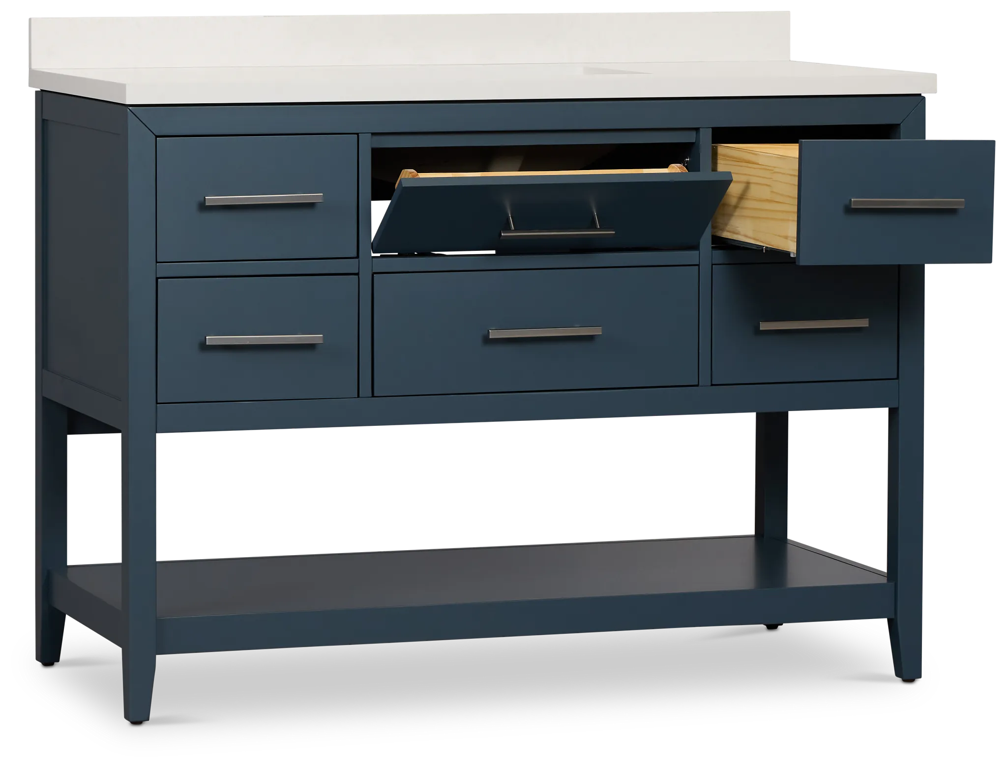 Alden Blue 48" Single Bathroom Vanity