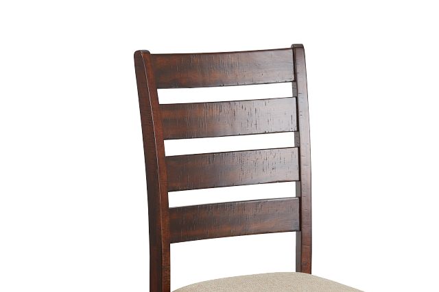 Jax Dark Tone Wood Side Chair