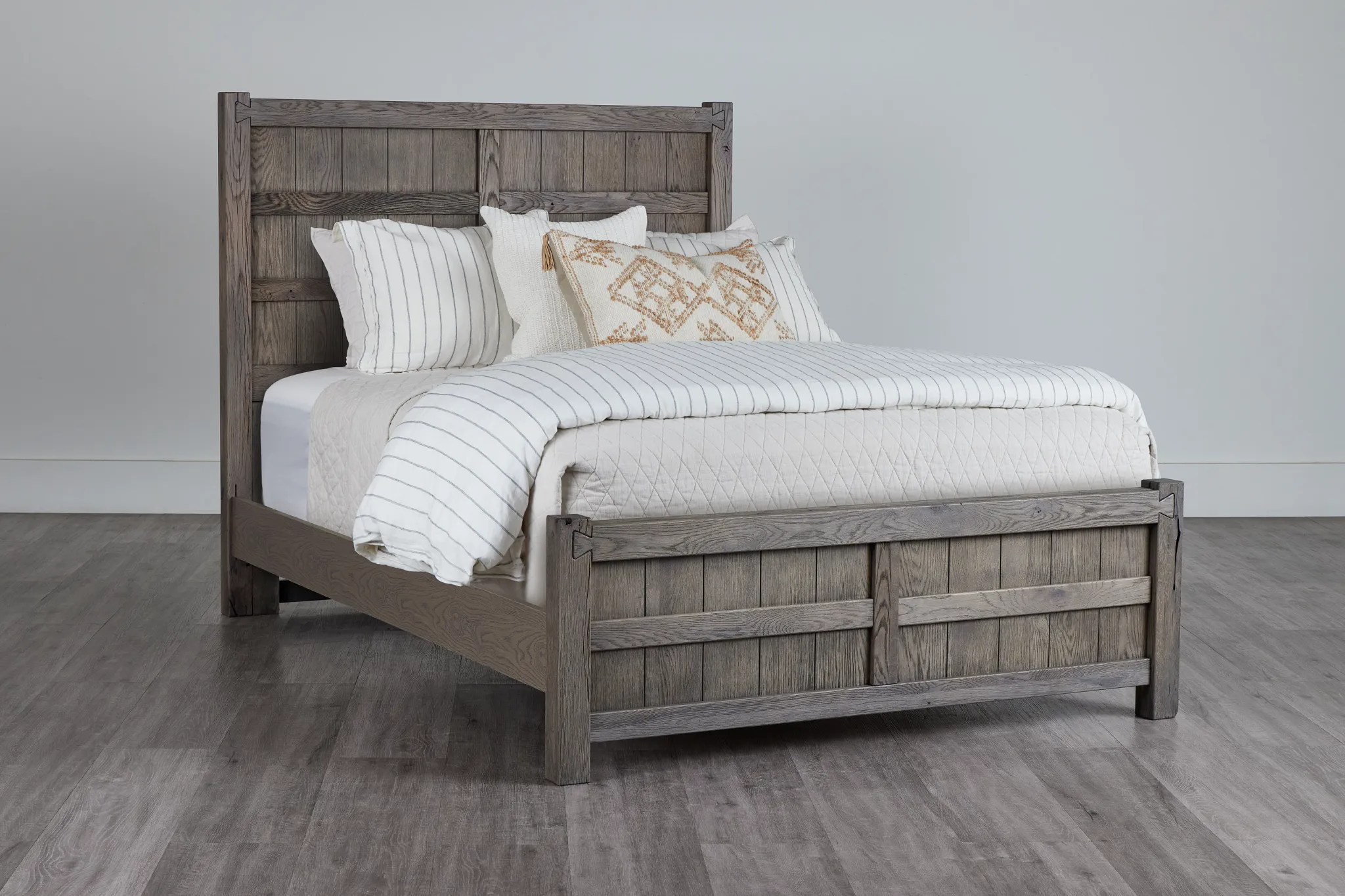 Salt Lake Gray Panel Bed