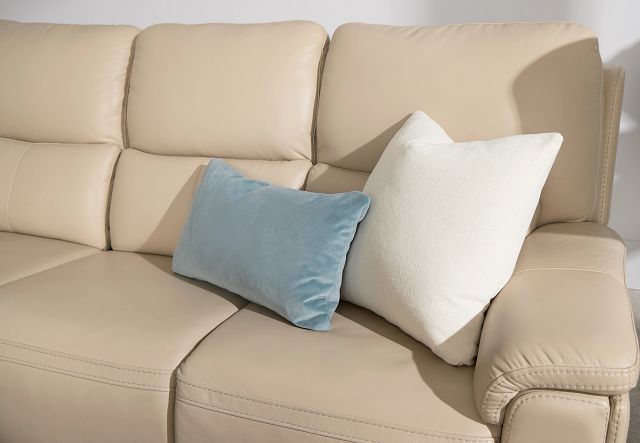 Reign White 24" Accent Pillow