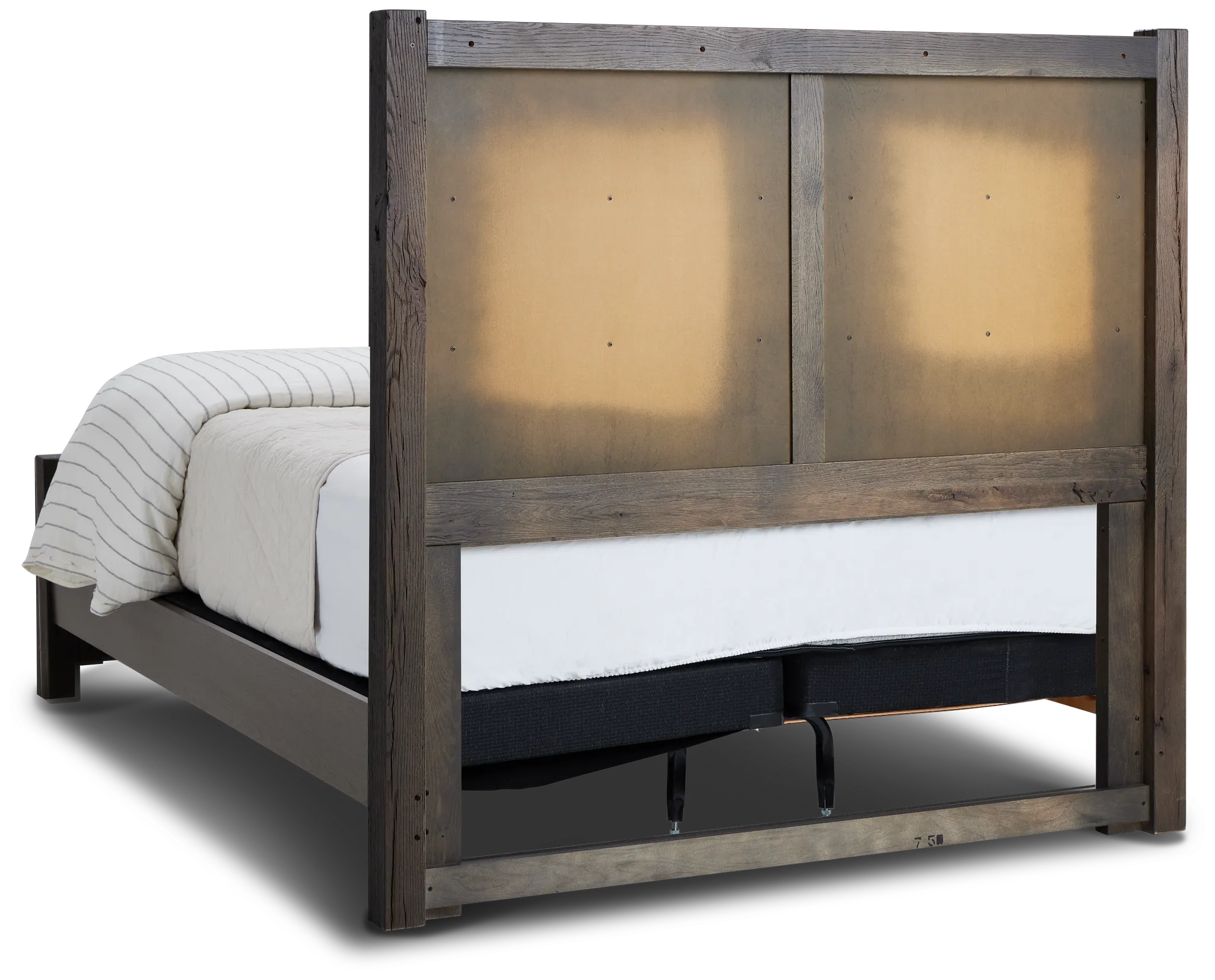 Salt Lake Dark Tone Panel Bed