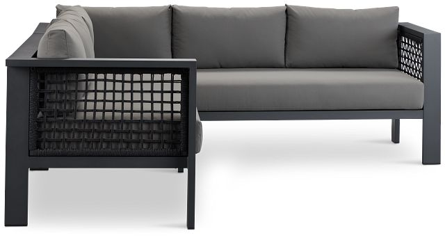 Sunrise Dark Gray Small Left Sectional