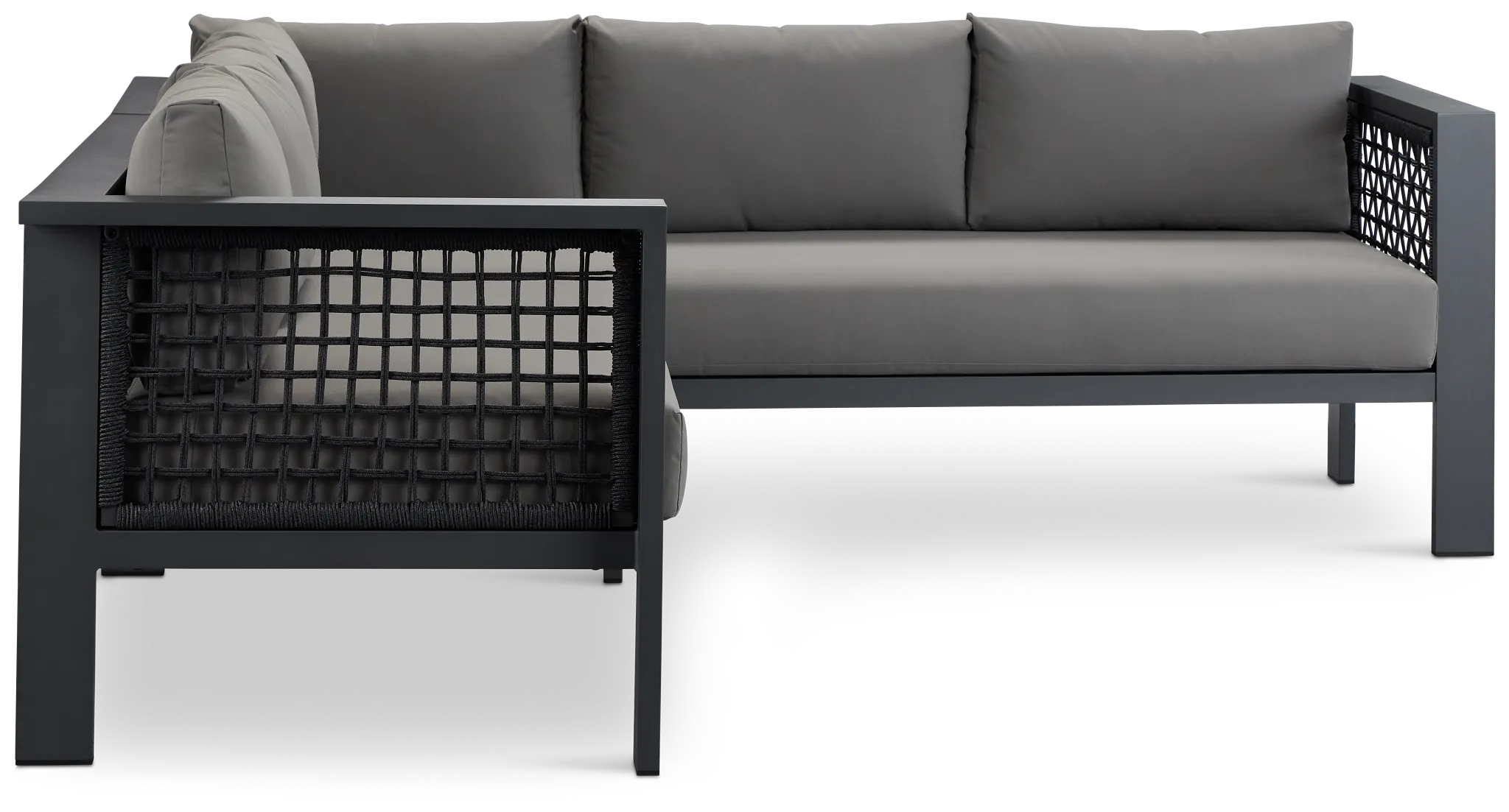 Sunrise Dark Gray Small Left Sectional