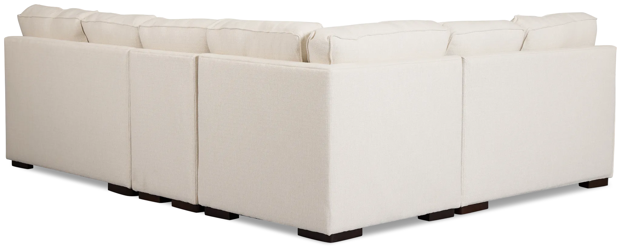 Sinclair Light Beige Fabric Medium Two-arm Sectional