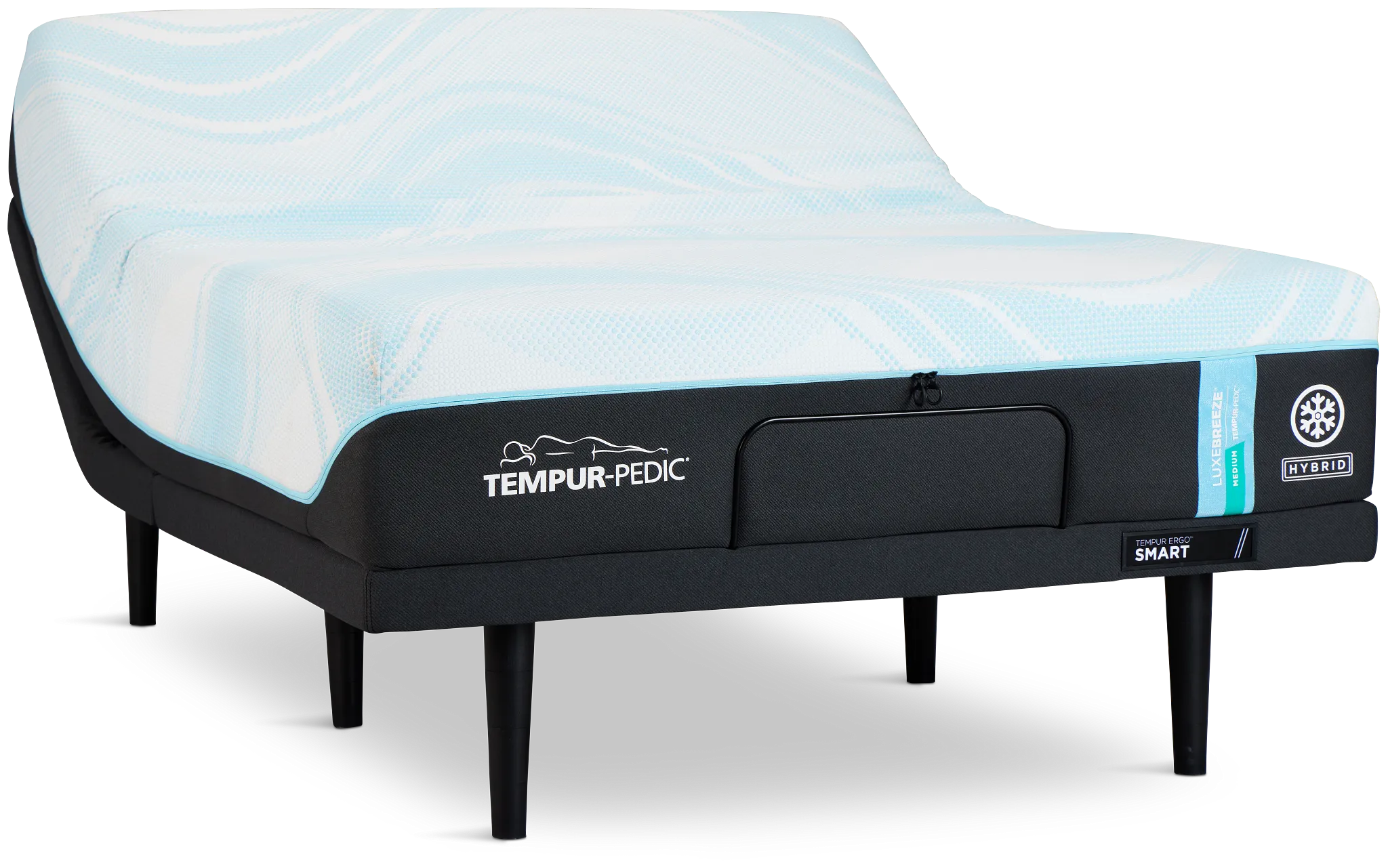 Tempur-pedic Tempur-luxebreeze Medium Ergo Smart Adjustable Mattress Set