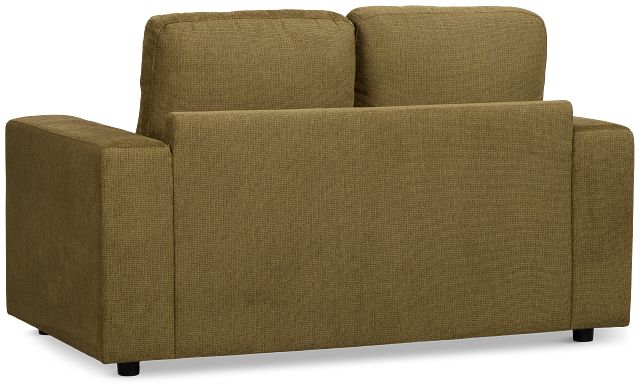 Carmen Green Fabric Loveseat