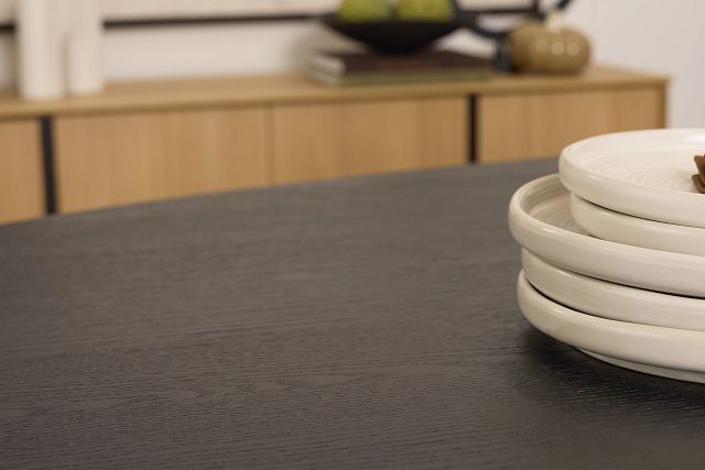 Nomad Black 94" Oval Table