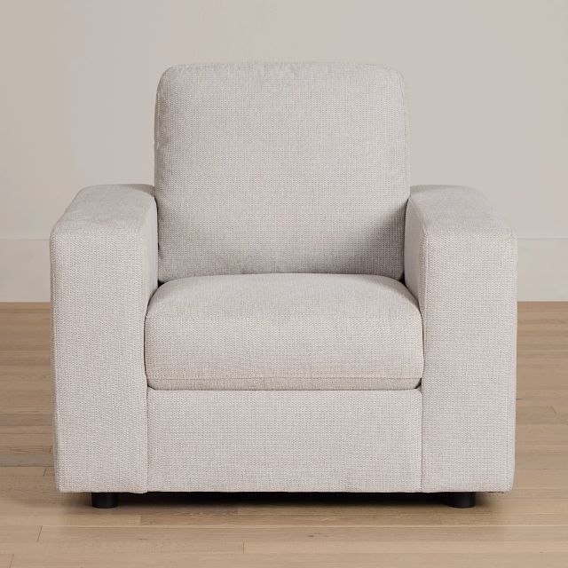 Carmen Light Beige Fabric Chair