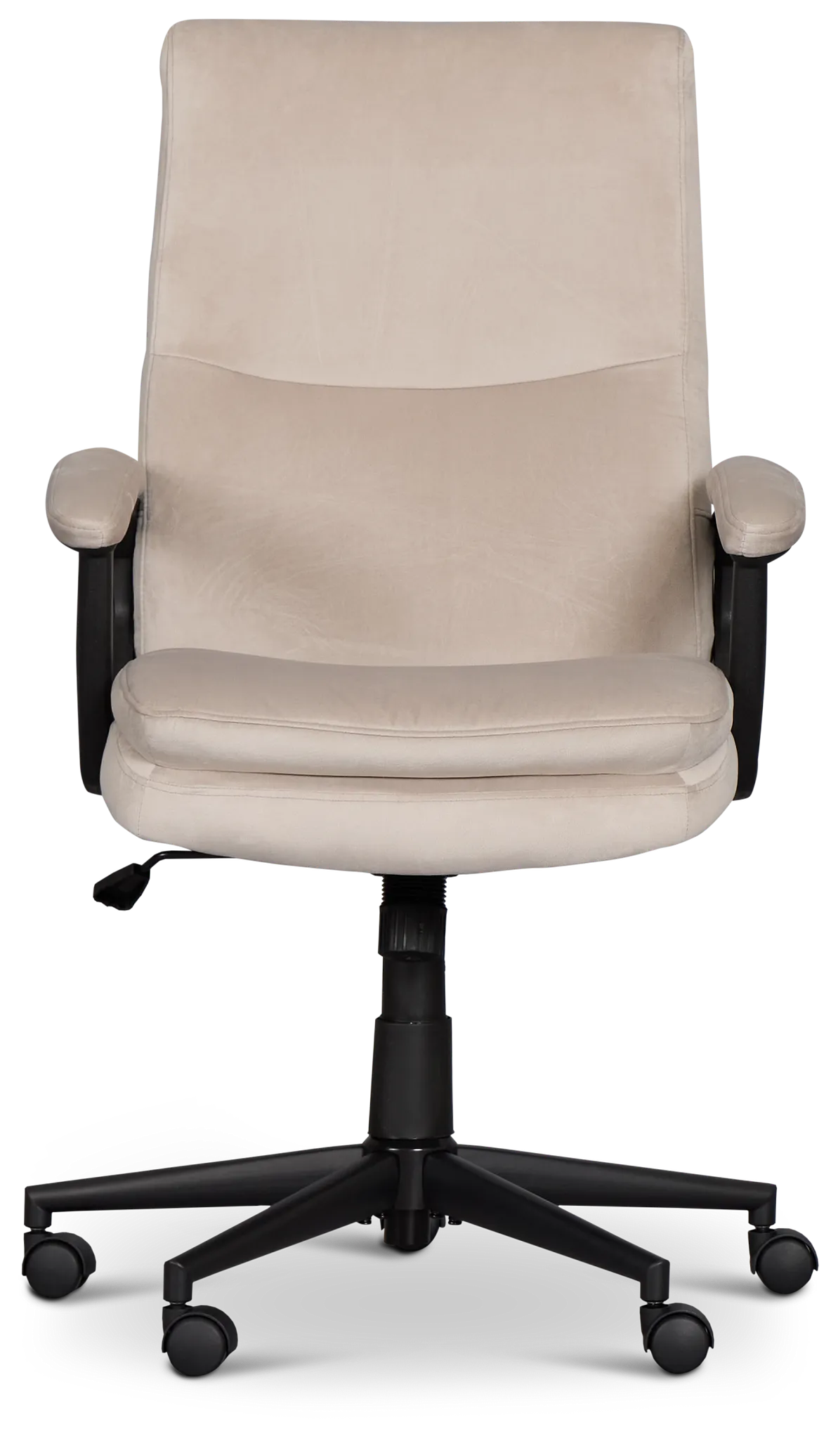 Krista Taupe Fabric Upholstered Desk Chair