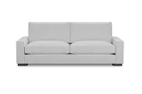 Edgewater Suave White 96" Sofa W/ 2 Cushions
