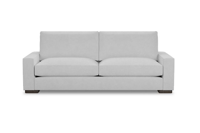 Edgewater Suave White 96" Sofa W/ 2 Cushions