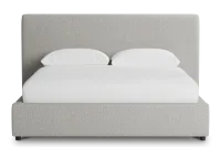 Grayton Elevation Khaki 44" Upholstered Platform Bed