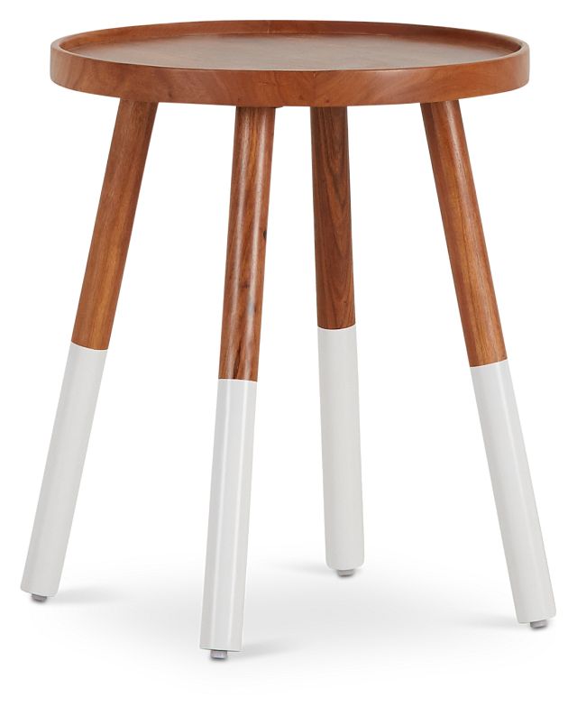 Daisy Mid Tone Round End Table