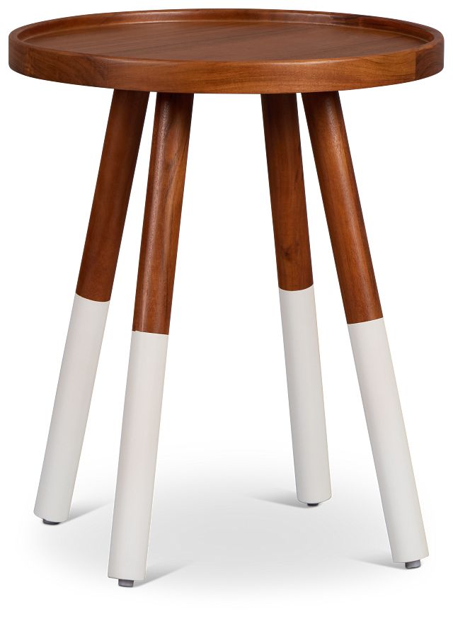 Daisy Mid Tone Round End Table