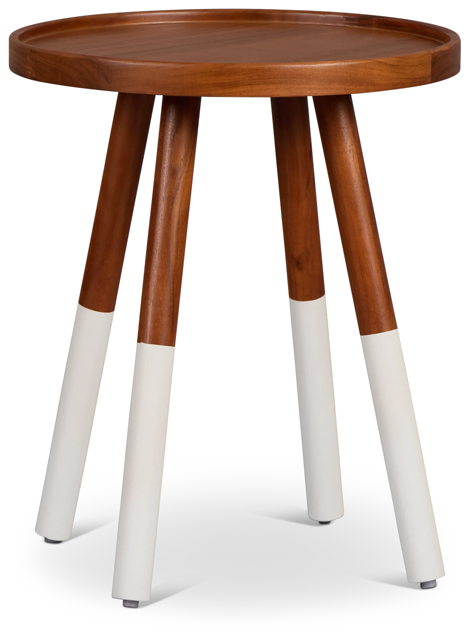 Daisy Mid Tone Round End Table