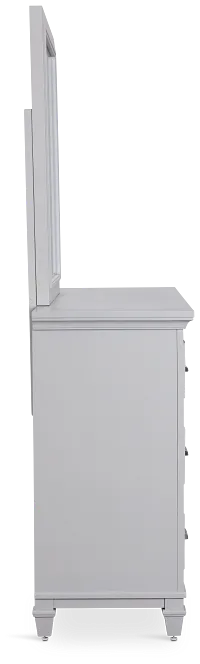 Cape Cod Gray Dresser & Mirror