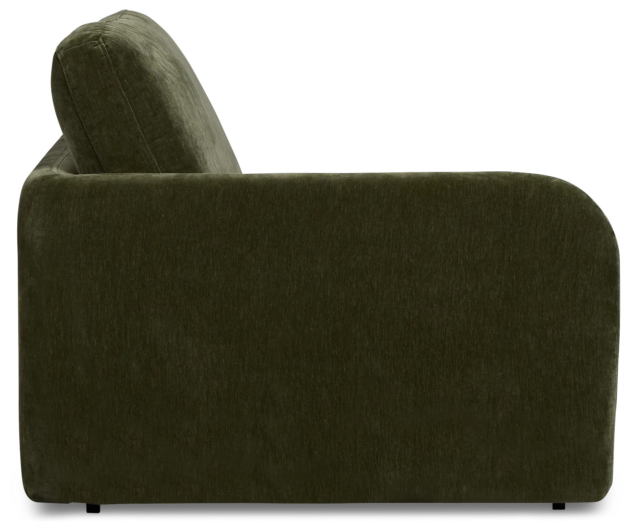 Jules Green Velvet Left Chair
