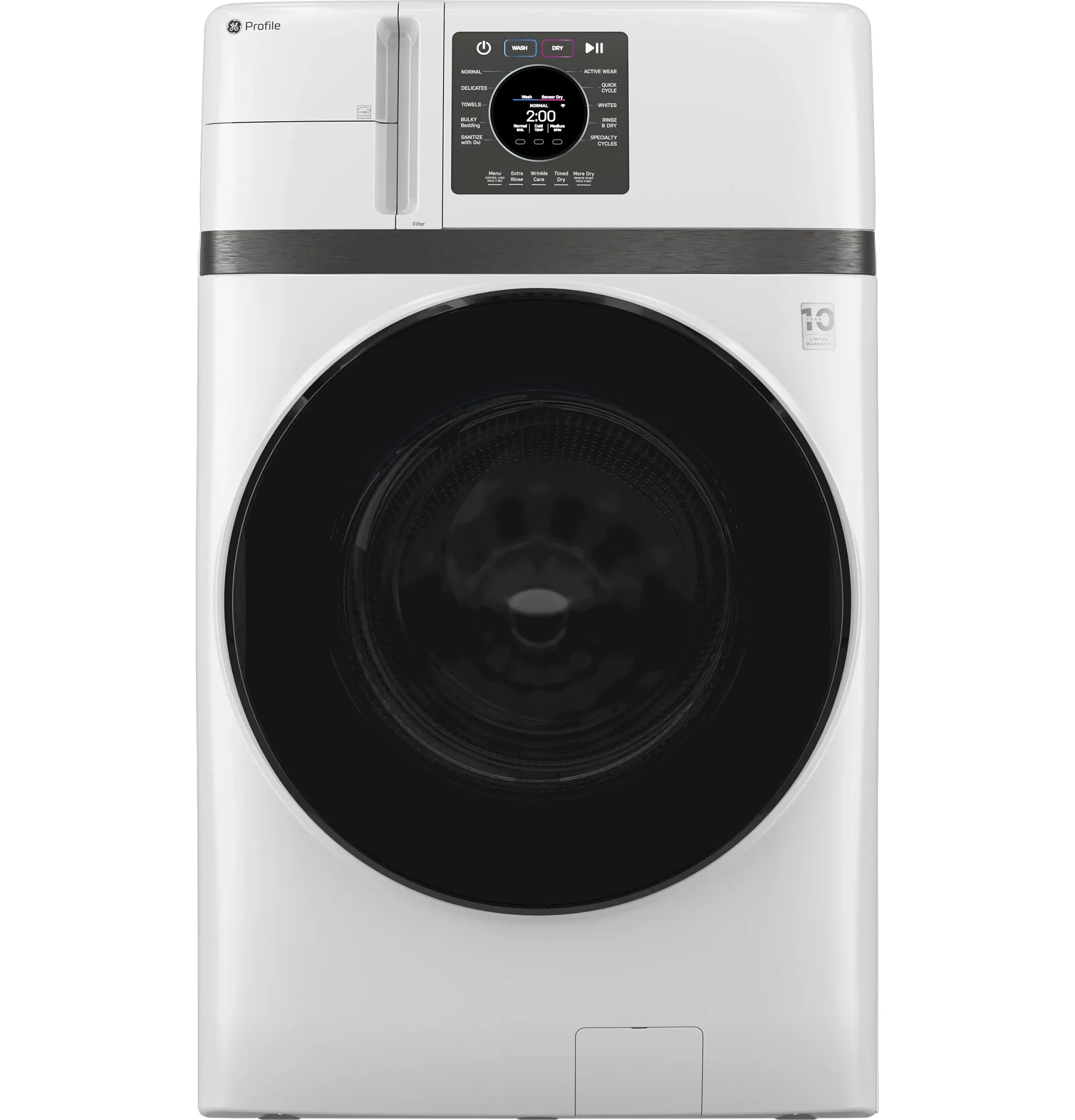 Ge Profile 83 Series White Electric Washer/dryer Combo