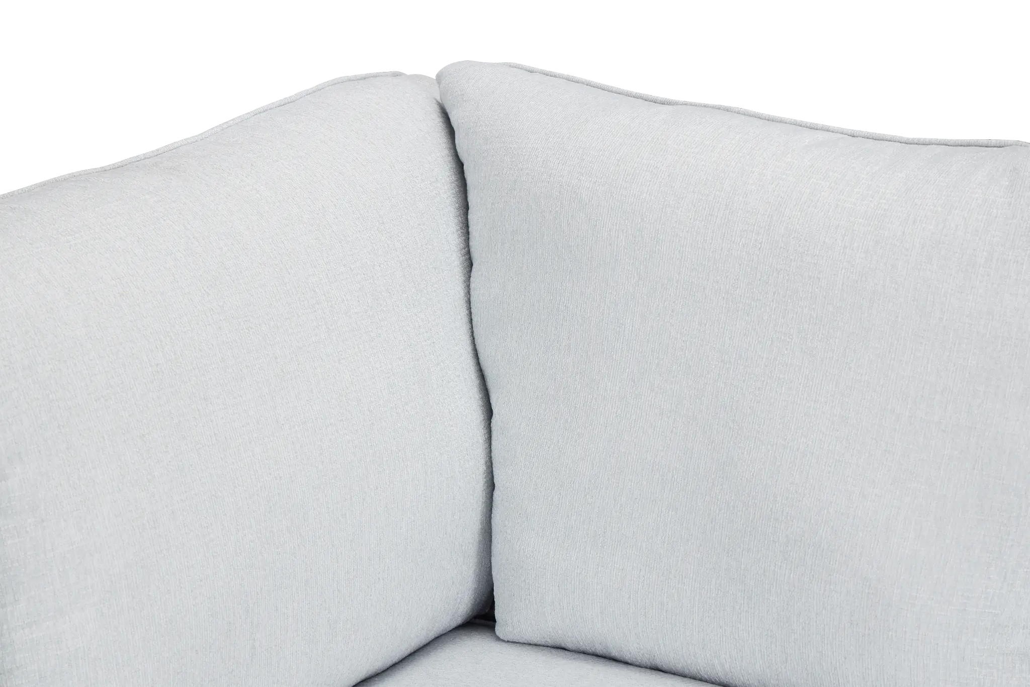 Avalon Light Blue Fabric Right Chaise Sectional Avalon Light Blue Fabric Right Chaise Sectional