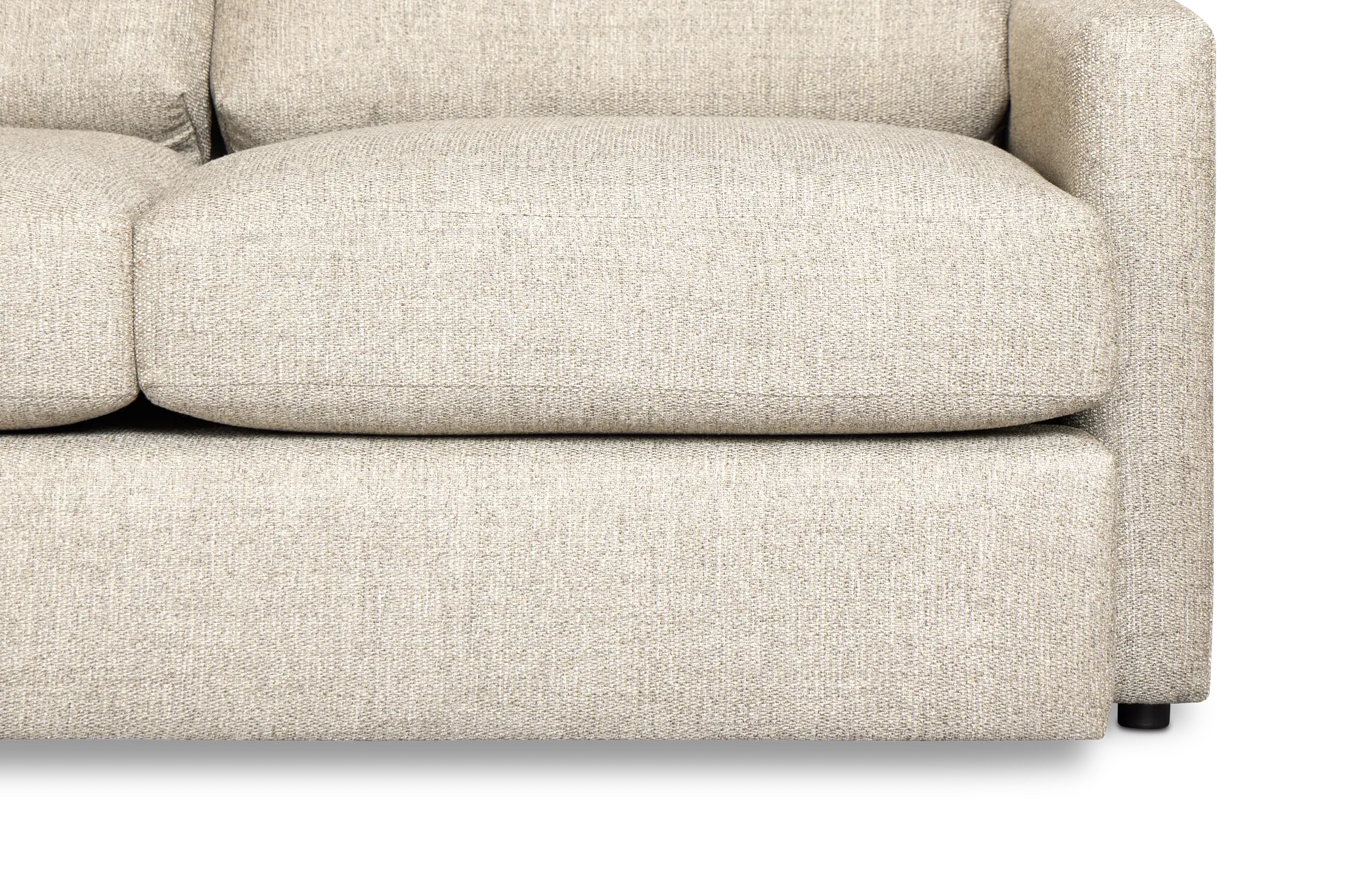 Maxwell Dark Gray Fabric Medium Two-arm Sectional Maxwell Dark Gray Fabric Medium Two-arm Sectional