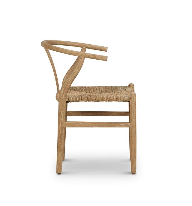 Moya Light Tone Wood Side Chair (2)