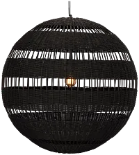 Sasha Black Medium Pendant