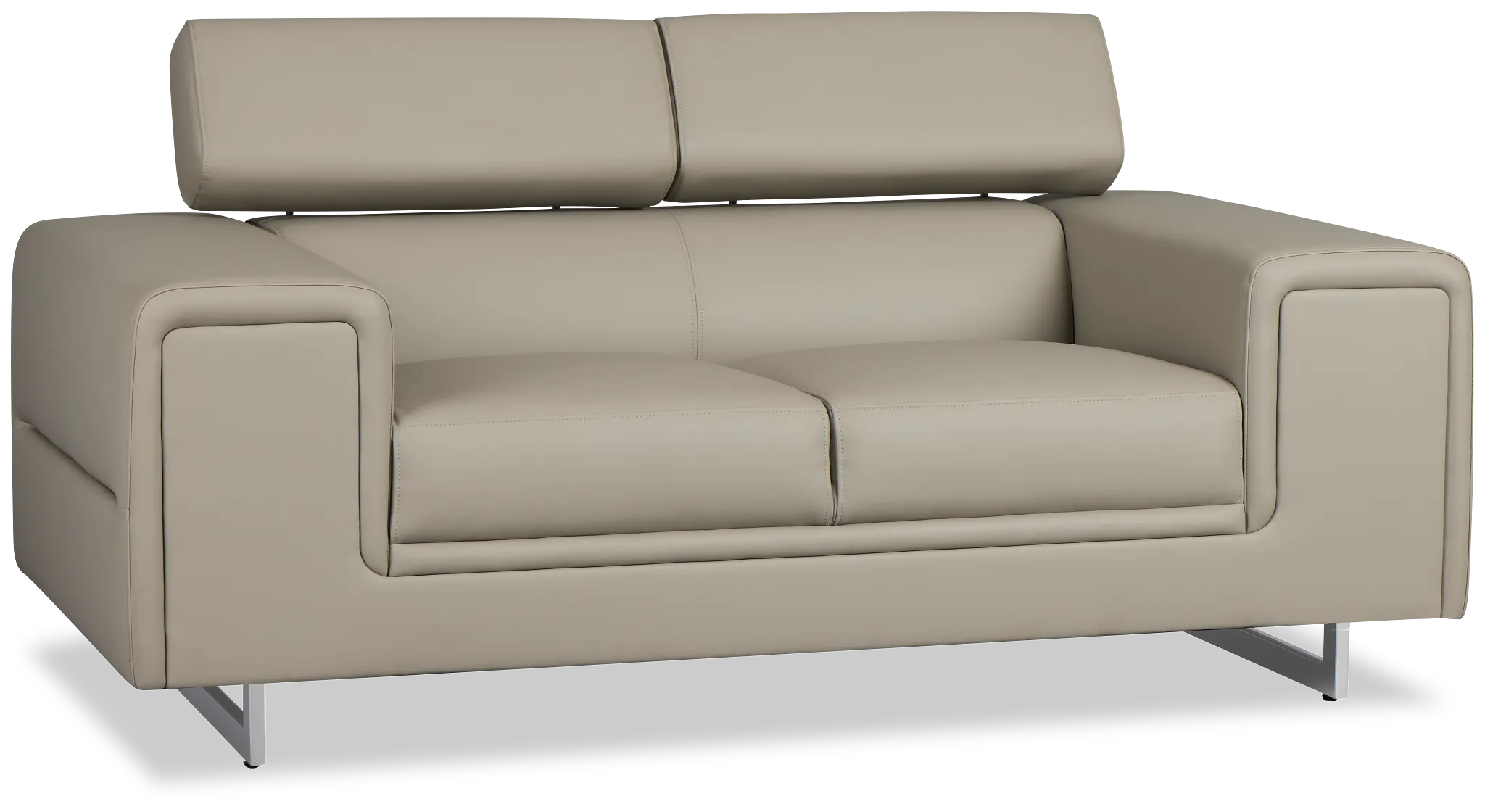Drew Gray Micro Loveseat