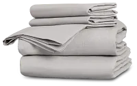Rest & Renew Linen Blend Gray Duvet Set
