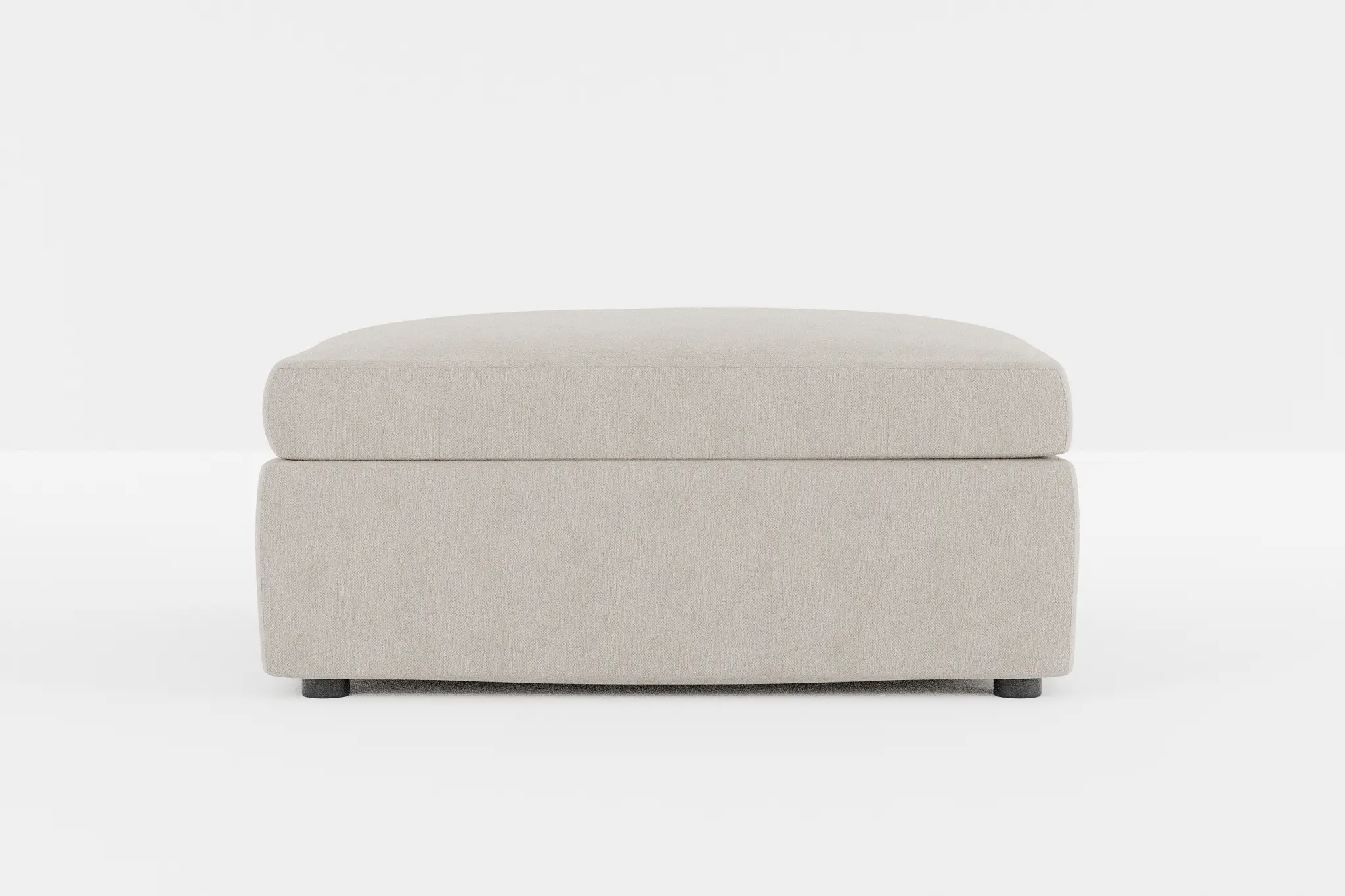 Destin Revenue Beige Fabric Cocktail Ottoman Destin Revenue Beige Fabric Cocktail Ottoman