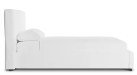 Grayton Revenue White 44" Upholstered Platform Bed
