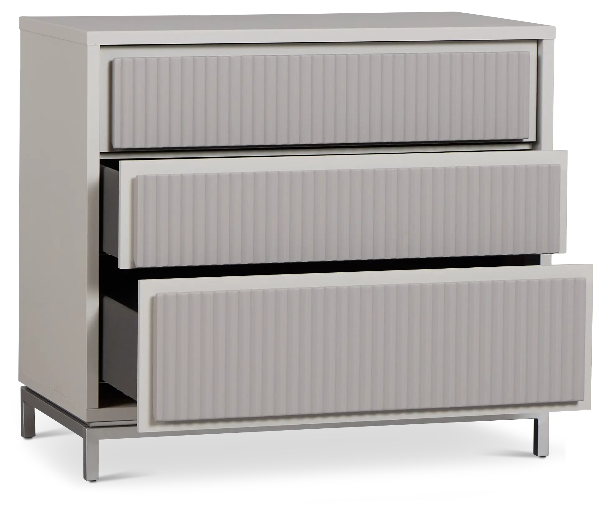 Sinfonia Gray 3-drawer Chest Sinfonia Gray 3-drawer Chest