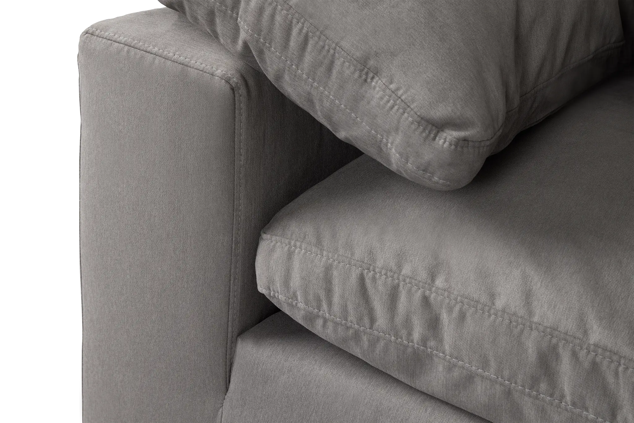 Nixon Light Gray Fabric 6-piece Modular Sectional Nixon Light Gray Fabric 6-piece Modular Sectional
