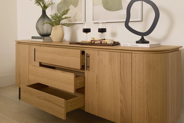 Nomad Light Tone Round Buffet