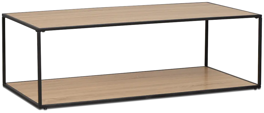 Lynden Light Tone Rectangular Coffee Table Lynden Light Tone Rectangular Coffee Table