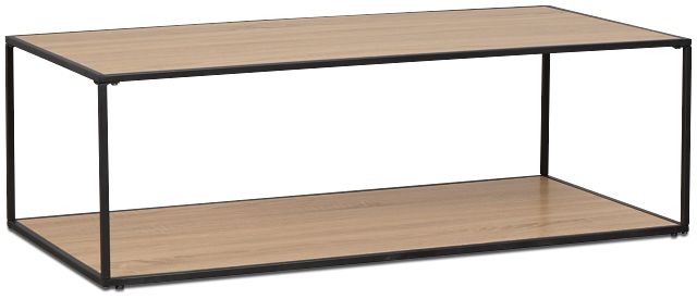 Lynden Light Tone Rectangular Coffee Table