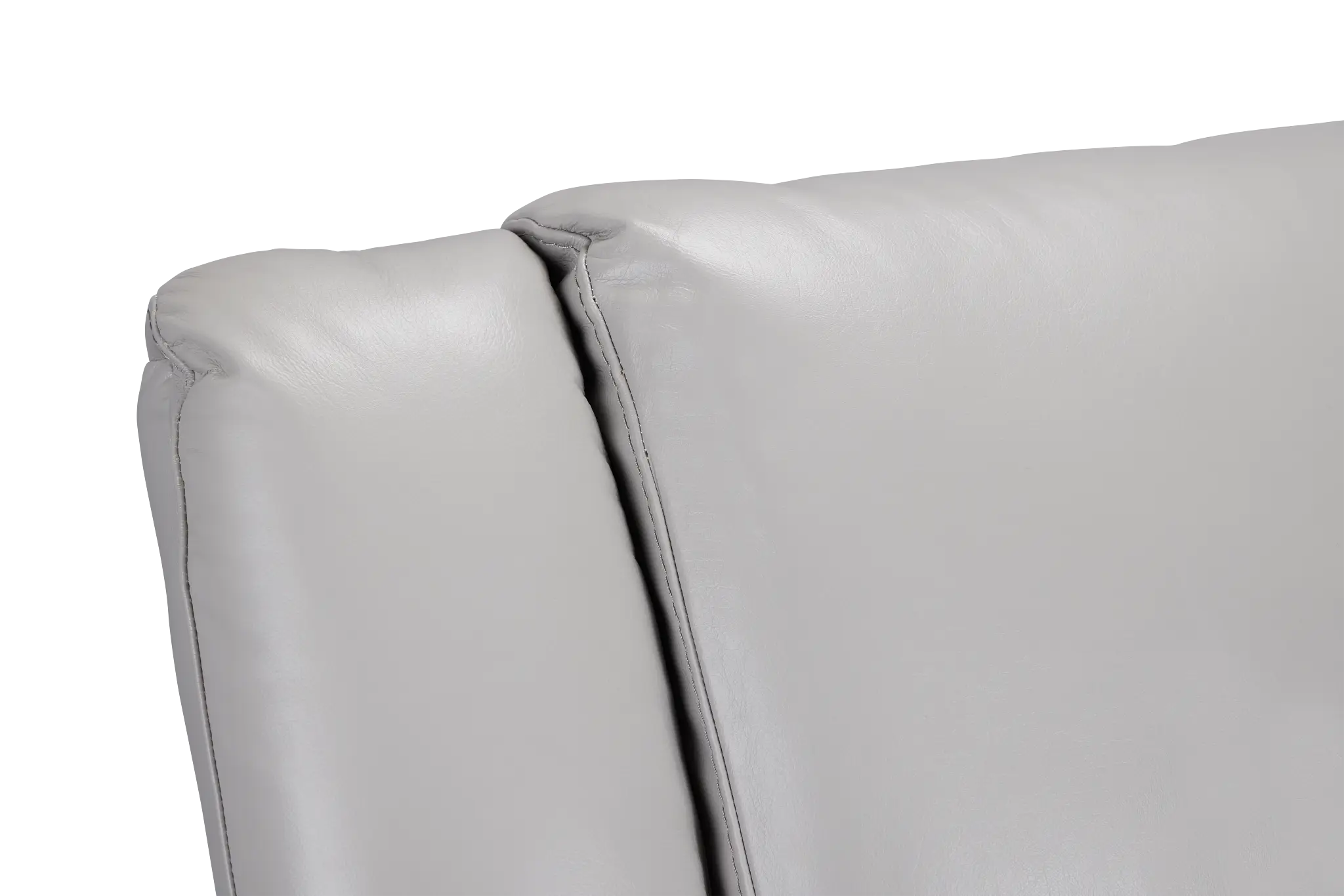 Peyton Light Gray Lthr/vinyl Medium Dual Power 2-arm Reclining Sectional Peyton Light Gray Lthr/vinyl Medium Dual Power 2-arm Reclining Sectional