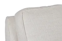 Andie White Fabric Medium Left Chaise Sectional