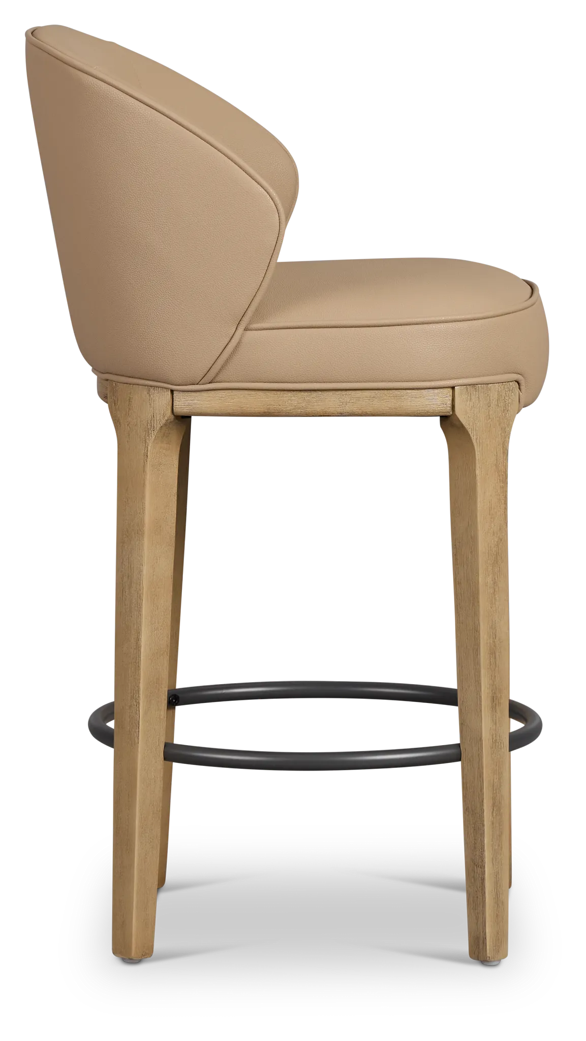 Libby Taupemicro 24" Upholstered Barstool