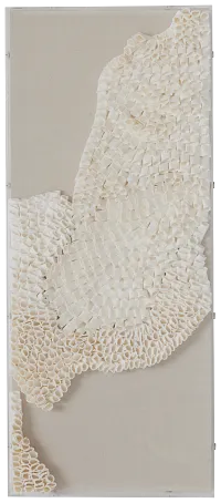 Haddox Beige Shadow Box Framed Wall Art