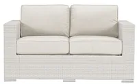 Biscayne White Loveseat