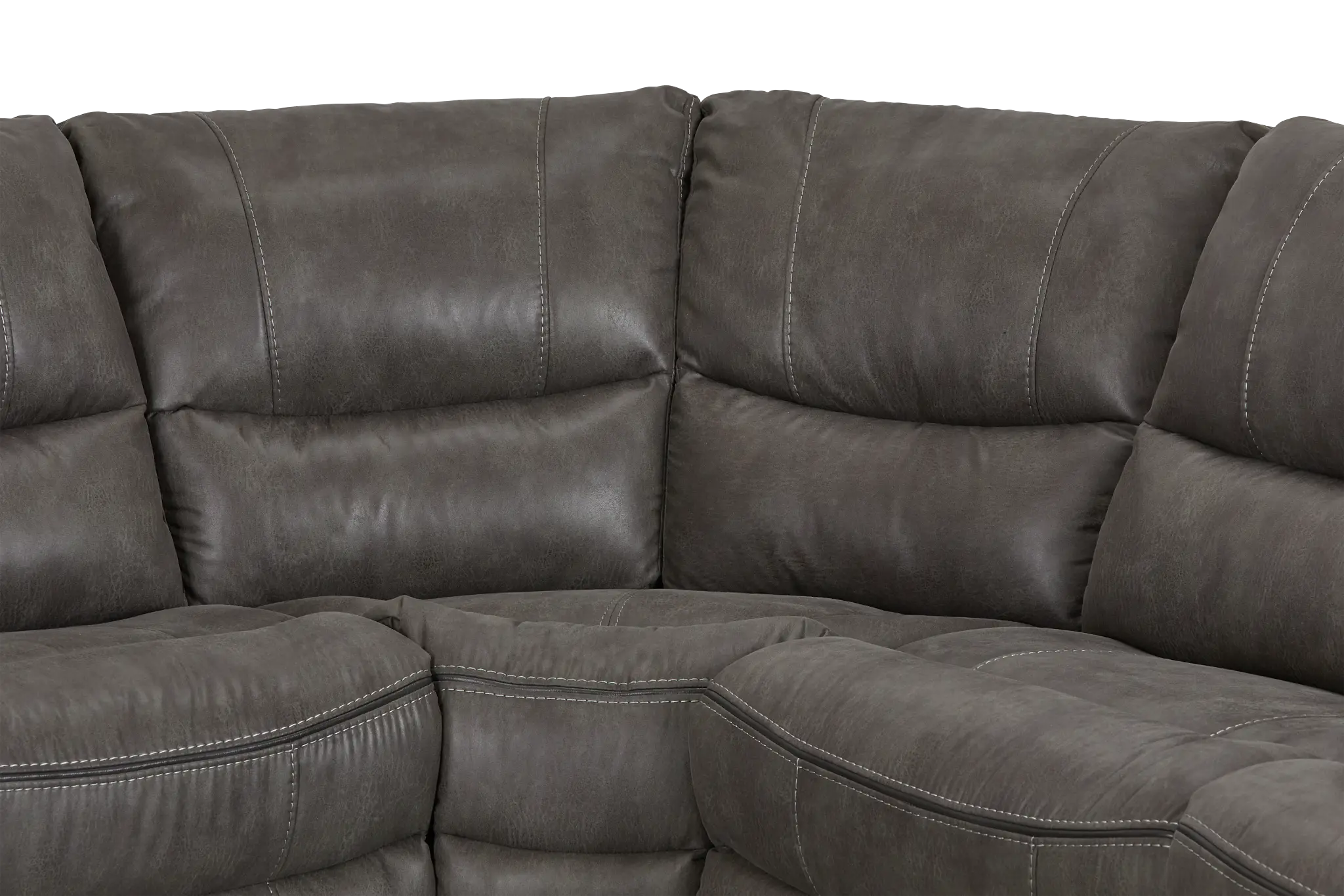 Dober Dark Gray Micro Small Two-arm Power Reclining Sectional Dober Dark Gray Micro Small Two-arm Power Reclining Sectional