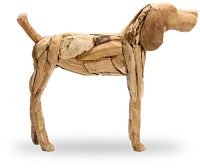 Dog Brown Tabletop Accessory