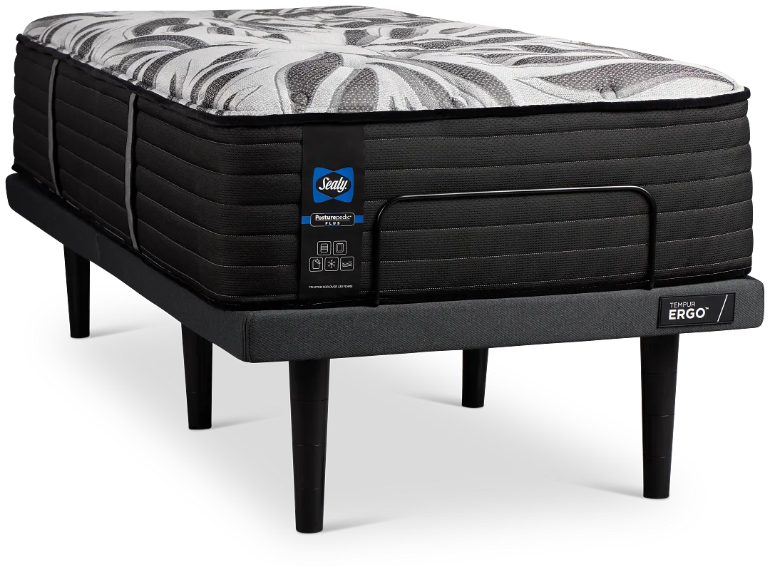 Sealy Posturepedic Plus Exuberant Ii 15" Ultra Plsh Ergo Smart Adjustable Mattress Set